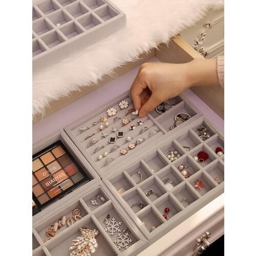 New Arrival Drawer Jewelry Organizer Jewellery Gift Box Packaging Earring Holder Necklace Display Various Model S/M Size Options