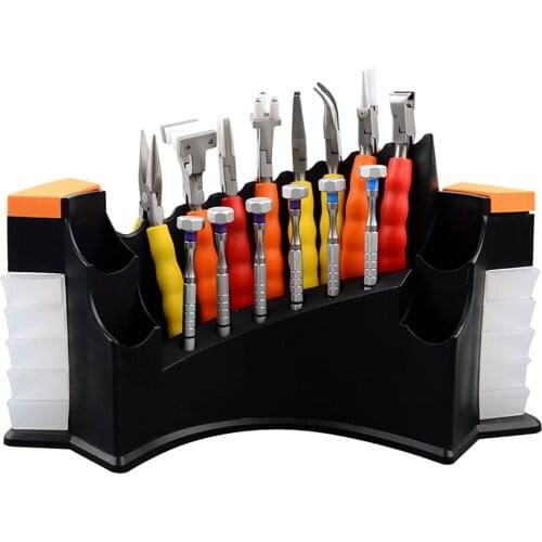 Eyeglasses Adjusting Tool Kit Glasses Repair Tool Set 8pcs Tool Pliers With 6pcs Screwdriver