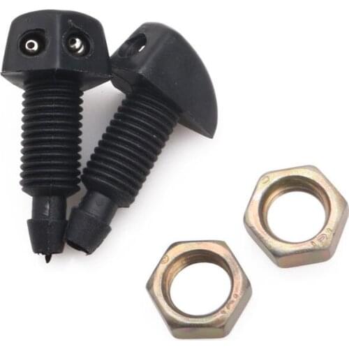 For 1 Pair Car Window Washer Windsield Washer Sprayer Hood Nozzle Spray For Toyota
