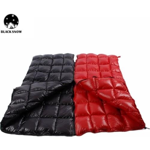 Outdoor Camping Lightweight Goose Down Sleeping Bag Camping Accessories Splicable Double Indoor Worm Anti-dirty Sleeping Bag