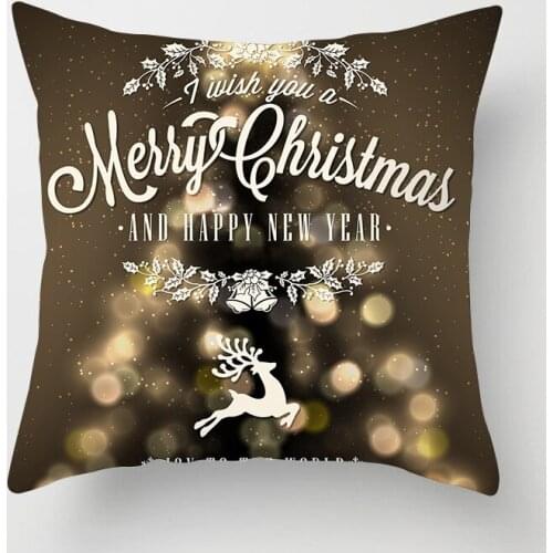 45x45cm Christmas Throw Pillow case Living Room Sofa Pillow Case Office Car Cushion Cover Home Decoration AT153