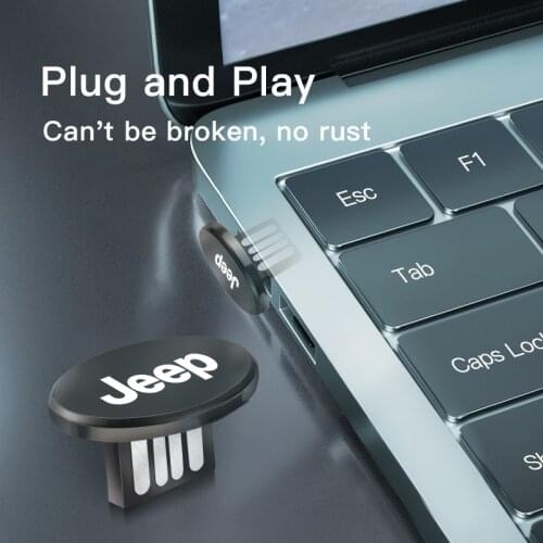 Universal Metal Portable Flash Drive USB 8 16 32 64 GB For Jeep Renegade Cherokee Wrangler Compass Wagoneer Rubicon Patriot TJ