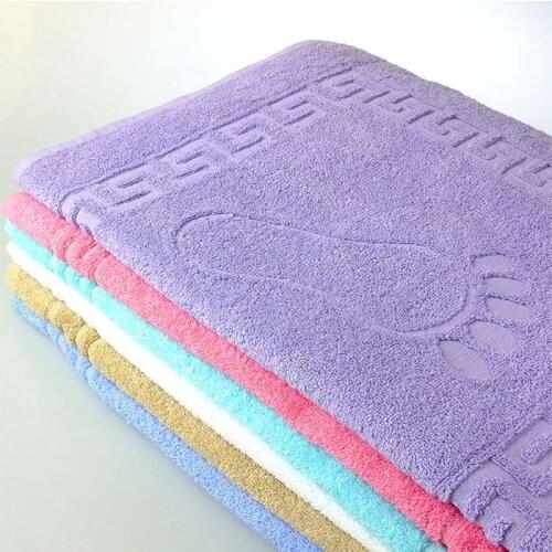 Bathroom Foot Towel-50x70 cm - 4 PC-High Quality-Pure Cotton-Evimerenk