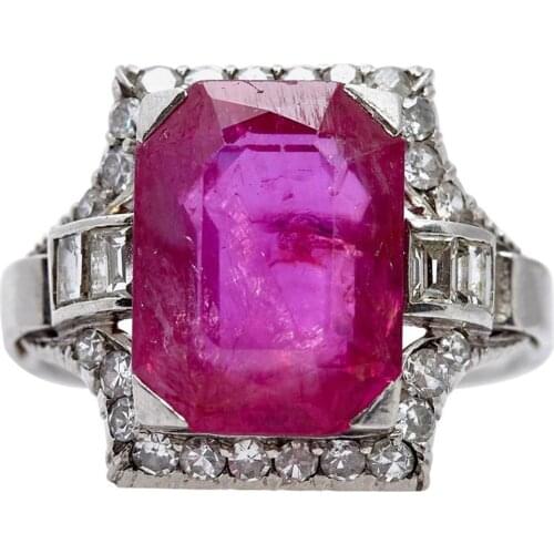 Party Fashion Jewelry Pink Zircon Ladies Ring Engagement Wedding Ring Popular Accessories