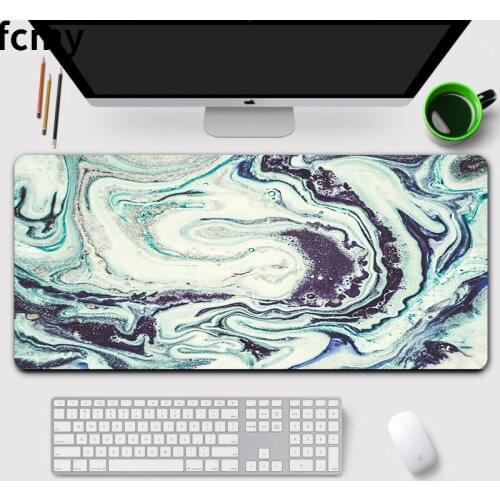 Art Strata Liquid Mouse Pad Large Gaming Mousepad Compute Mouse Mat Gamer Stitching Desk Mat Marble for PC Keyboard Mouse Carpet