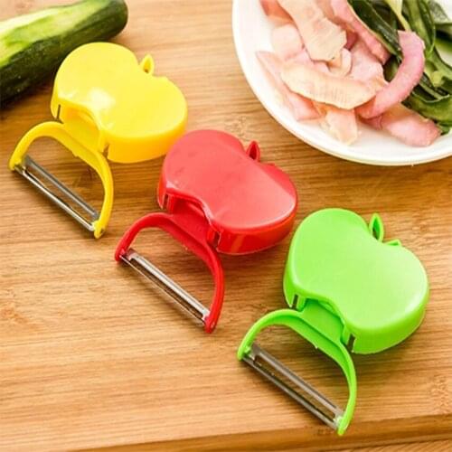 1pc Creative Stainless Steel & Vegetable Peeler Parer Cutter Kitchen Tool Turnip Slicer Cutter High Quality Peeler