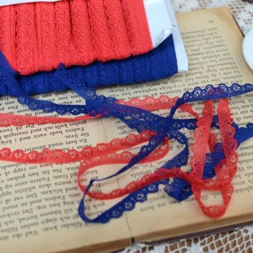 10 Meters Thin Elastic Stretch Lace Trimmings Diy Lace Trims for Underwear Sewing Garment Free shipping 5mm