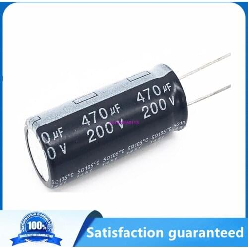 2pcs/lot 200v 470UF 200v 470UF aluminum electrolytic capacitor size 18*40 20