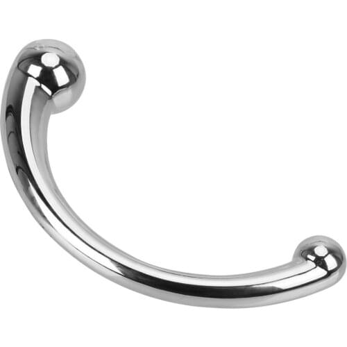 IKOKY Anal Plug Erotic Prostate Massage Butt Stimulation Stainless Steel Female Masturbation Sex Toys for Women Double Head