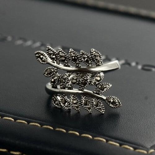 Iutopian Brand Olive branch Vintage Jewelry Antique Ring Anti Allergy for Women gift #A3376