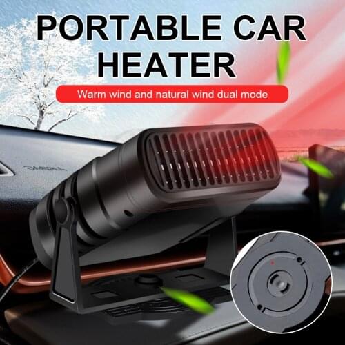 12V/24V Car Heater Electric Cooling Heating Fan Portable Electric Dryer Windshield Defogging Demister Defroster Quick delivery