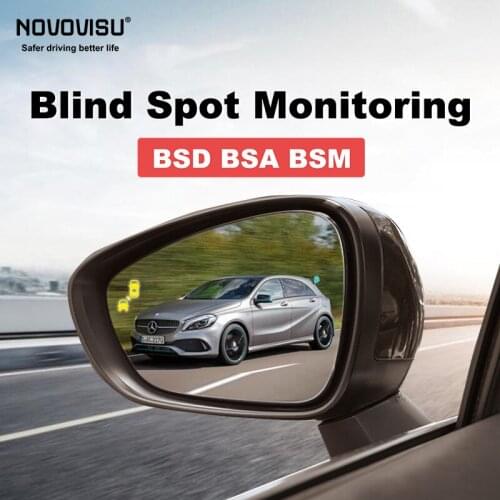 Car BSD BSA BSM Blind Spot Detection Driving Warning Safety Radar Alert Mirror For Mercedes Benz A MB W176 2013 2015 2016 2018