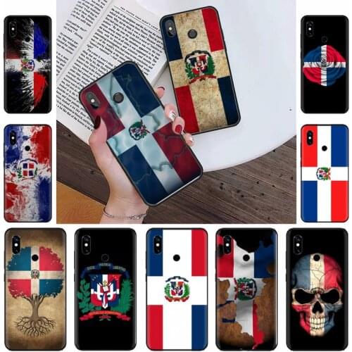 Dominican Republic Flag Painted Phone Case For Xiaomi Redmi 4x 5 plus 6A 7 7A 8 mi8 8lite 9 note 4 5 7 8 pro