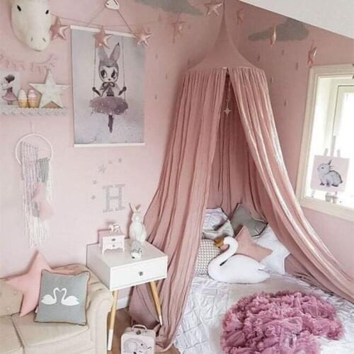 Baby Bedding Round Crib Netting Folding Baby Mosquito Nets Bed Princess Canopy Insect Protection for baby toys 0 12 months