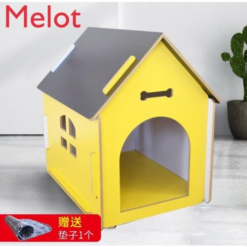 Dog House Kennel Winter Warm Closed Removable and Washable House Type Indoor Four Seasons Universal Large Small Dog Teddy