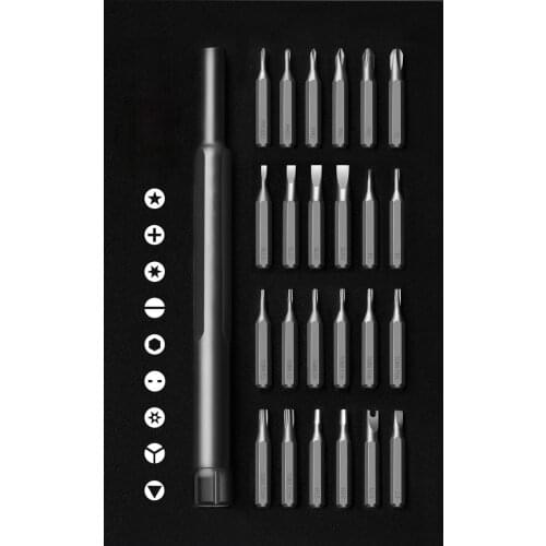 DP Screwdriver Kit 24 Precision Magnetic Bits DIY Dismountable Screw Driver Set Mini Tool Case For Laptop PC Phone Repair