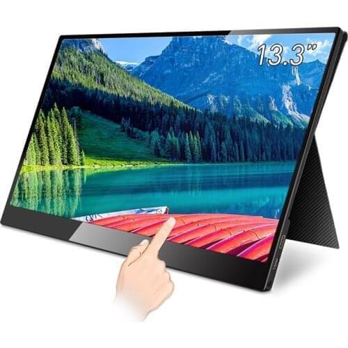 Elecrow 13.3 inch Portable USB-C Monitor 1920*1080 Display HD-Type C Design Screen for Raspberry Pi/Laptops