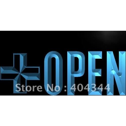 LK760- OPEN Pharmacy Drugs RX LED Neon Light Sign hang sign home decor crafts