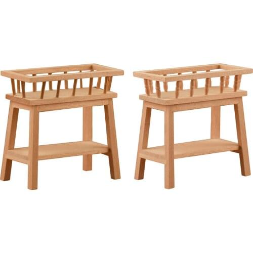 Miniature 1/12 Dollhouse Furniture Flower Stand Garden Bedroom Dining Decoration Pretend Play Kids Toys