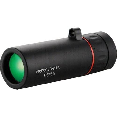 99X99 Monoculars Low Light Night Vision Telescope FMC Broadband Coating +Simple Clip Sightseeing Watching