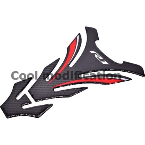3D Carbon-look Stickers Decals For Yamaha YZF-R1 R1 R1M Street Bike Motorcycle Tank Pad Protector Case