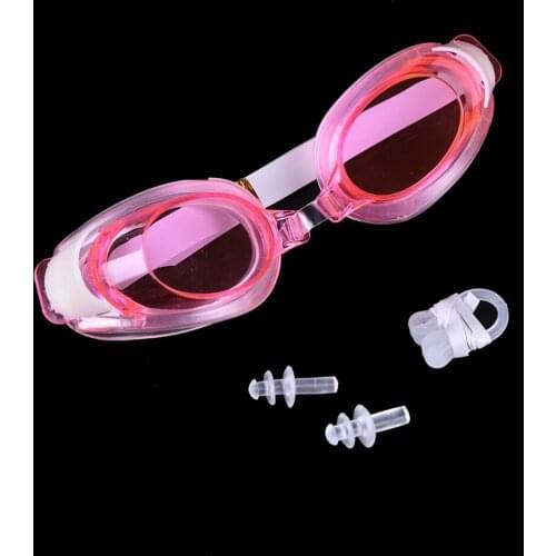 New 4 Color Eyewear Eyeglasses Children Kids Waterproof Silicone Anti Fog Adjustable Goggles UV Shield Swimming Glasses