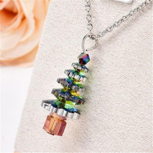Necklace Jewelry Sweater Vintage New Pendant Christmas Women Link Chain Metal Zinc Alloy Plant Anniversary Wholesale Gifts