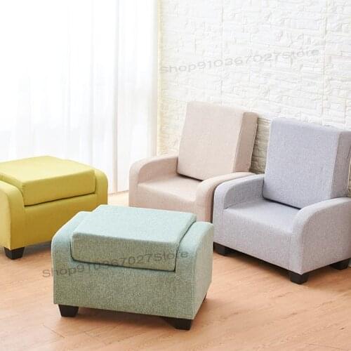 Solid Wood Small Bench Creative Shoe Replacement Stool Folding Childrens Small Sofa Fashion Lazy Stool Living Room Sofa Stool