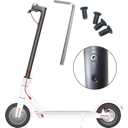 Scooter 4pcs/lot Forehead Screw Head Faucet Black Alloy Screw Inner Mounting Rod Connection Screw For Xiaomi M365 Scooter Parts