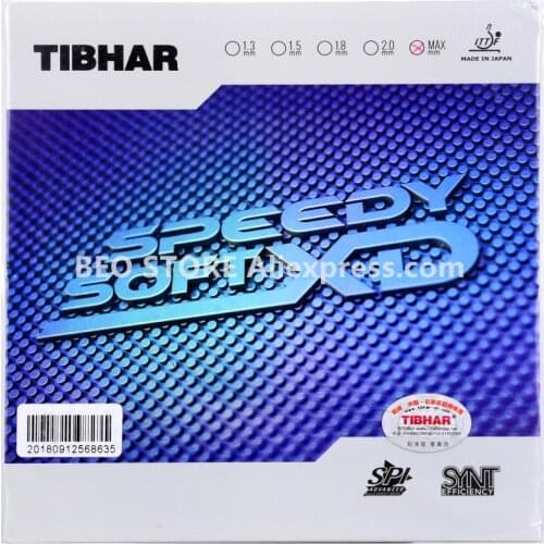 TIBHAR SPEEDY SOFT XD Pimples Out Special with sponge Table Tennis rubber ping pong tenis de mesa