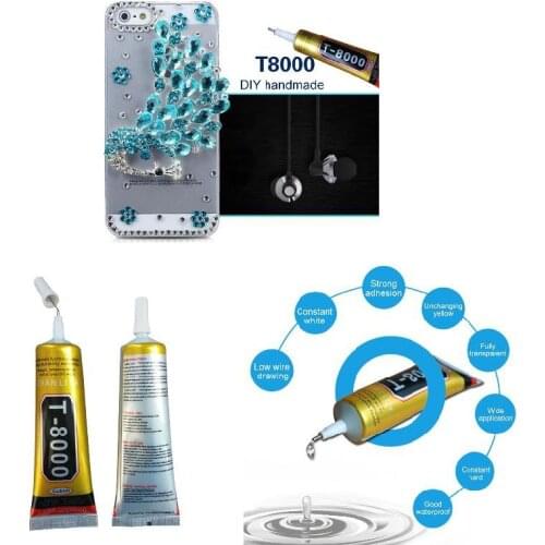 1 Pcs 15ml T8000 Repair Liquid Glue Multi Purpose Glue for Touchscreen Phone Frame Epoxy Adhesive RERI889