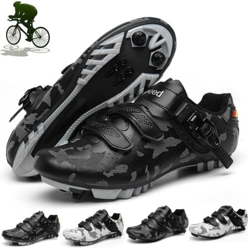 2021 MTB Cycling Shoes Men Outdoor Sports Self-locking Professional Road Bike Sneakers Racing Cleat Mountain Bicycle Shoes