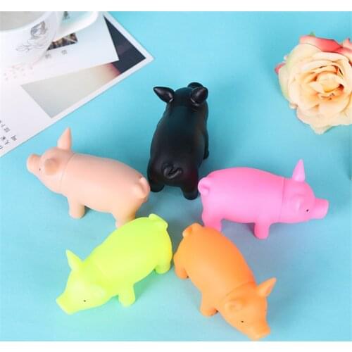 3pcs/Set Cute Vinegar Pig Sound of Toys Wholesale Stall Pet Toys for Children Educational Baby Kids Fun Game Gifts