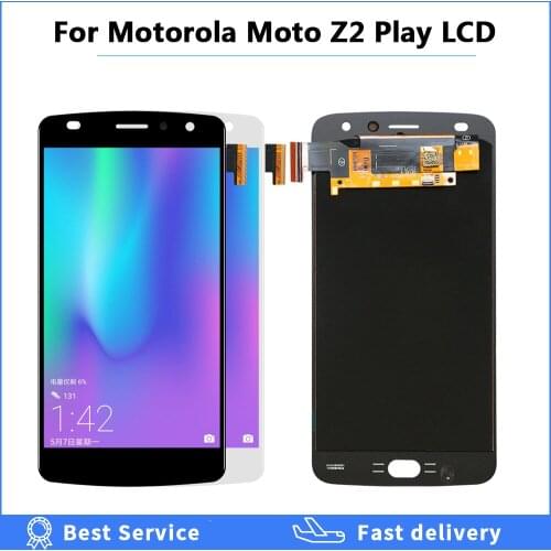 5.5 inch OEM Quality LCD For Motorola Moto Z2 Play XT1710 LCD Display Touch Screen Matrix Panel Monitor Replacement Black White