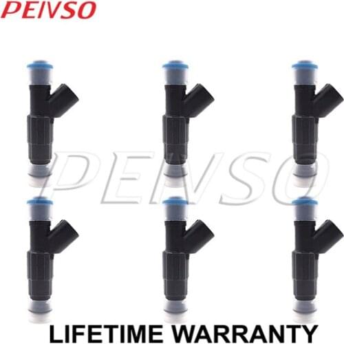 6x 0280155784 04669938 fuel injector for Jeep Cherokee 99-01 Wrangler 99-04 Grand Cherokee 99-04 4.0L l6