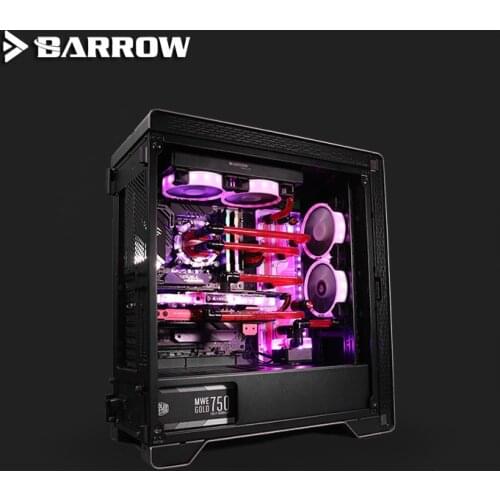 Acrylic Board Water Channel use for TT A500TG Computer Case / Screw Fix / Instead Reservoir / 5V 3PIN RGB Light / Combo DDC