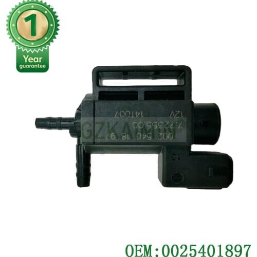 Auto parts genuine new EGR Vacuum Solenoid Valve OEM 0025401897 0035401897 722355010 FOR BENZ E320 W210