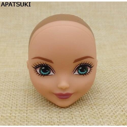 Kids Toy DIY Doll Head For Monster High Doll BJD Dolls Practicing Demon Monster Head Without Hair 1:6 1/6 Doll Accessories