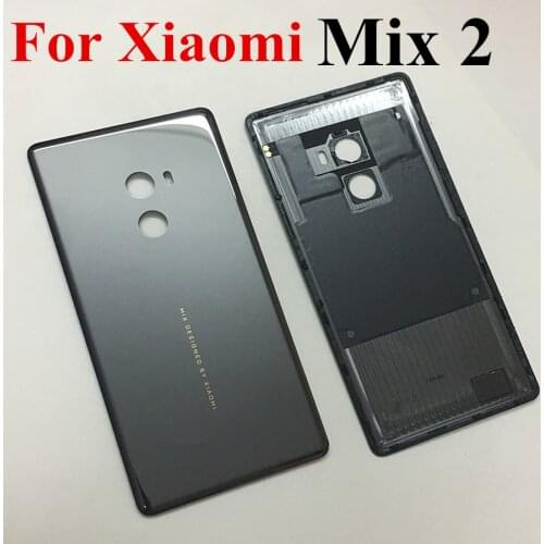 For Xiaomi MiX2 Ceramic Battery Cover mix 2 Rear Door Back Housing Case Replacement For xiaomi mi mix2 Battery Cover