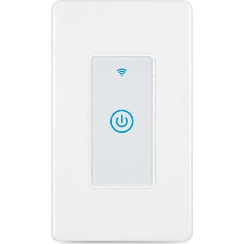 IOT Home Automation Smart life Tuya Remote Control Touch Panel WiFi Smart Wall Touch Light Switch US 1 2 3 Gang