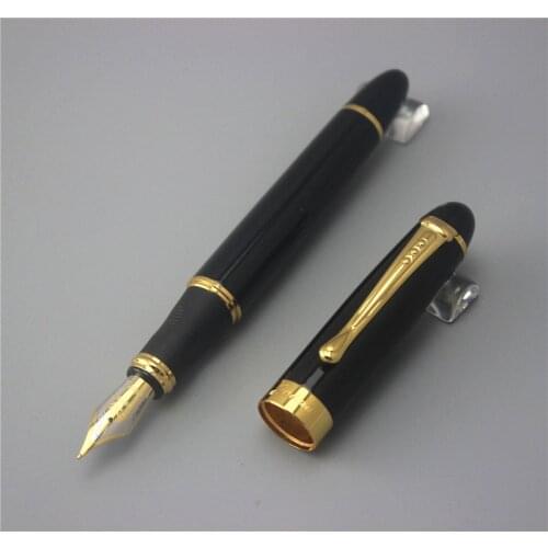 Jinhao X450 Classic Black and gold Fountain Pen with 0.7mm Iridium Nib The Best Business Gift Pen Metal Ink Pens