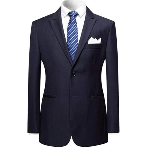 Classic Men Suit Slim black Wedding Groom Wear Men Suit Black Gentlemen Costume Homme S-5XL Striped business suit