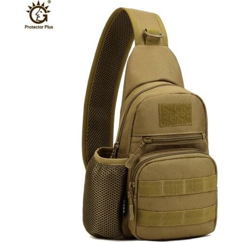 Men Waterproof Chest Pack Outdoor Professional Tactical Shoulder Bag Military Camping Hiking Trekking Travel Bag