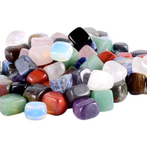 Natural quartz spiritual healing product mix crystal tumbled stones for Decoration