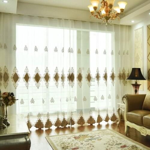2021 New European Modern Curtain Velvet Embroidery Curtains Living Room Balcony Bedroom Embroidered Curtains