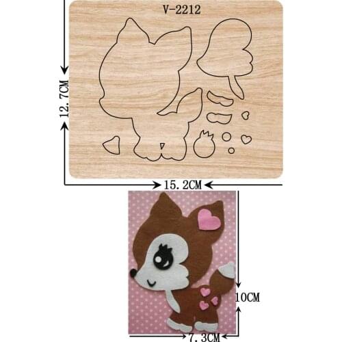 New wooden dies cutting dies for scrapbooking Multiple sizes V-2212