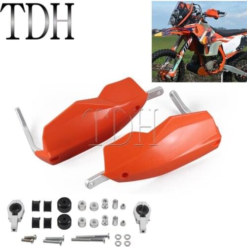 Orange Dirt Bike Motocross 7/8" 1-1/8" Handguard ATV Quad 22/28mm Hand Guards Protector Universal for EXC/XCF/SCF