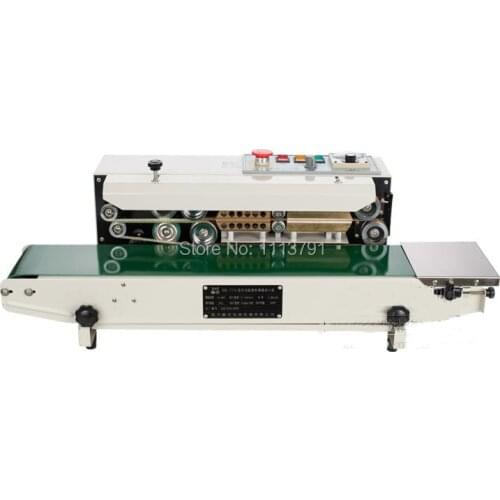 Plastic Bag Soild Ink Continuous Band Sealer Sealing Machine FR-770