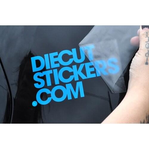 Custom promotional die cut transfer decal,UV Protected Screen Printing car decals stickers ---PX7002