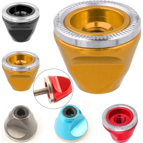 Anti-slip Bicycle Hub Nut for Quick Release Axle M5 Wheel Nuts Bolt Screw Cap Protection Hub Aluminum Alloy Mountain Bike Parts